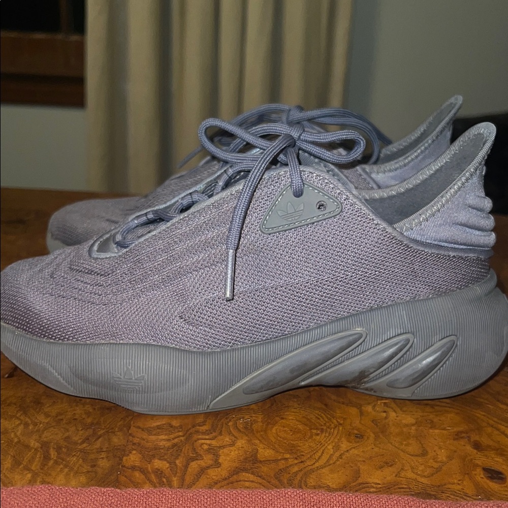 Adidas Textured Gray Sneakers